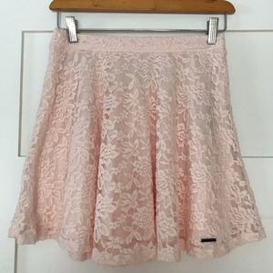 Abercrombie & Fitch Lace Skater Skirt